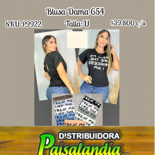 blusa dama 654 (UND)