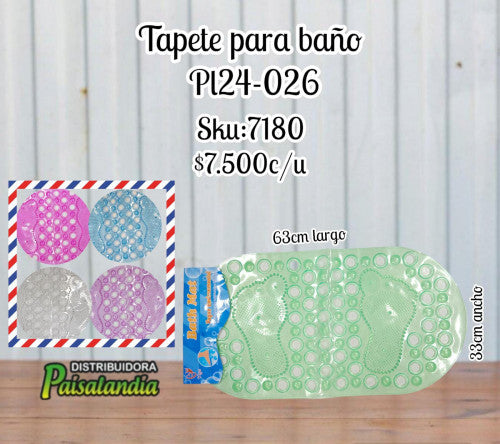 Tapete para baño PL24-026 (UND)