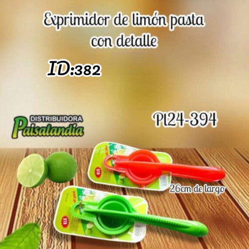 Exprimidor de limón plástico grande PL24-394 (UND)