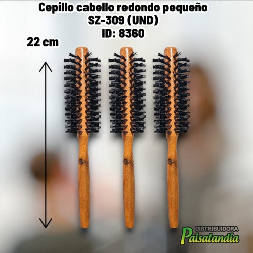 Cepillo cabello redondo pequeño SZ-309 (UND)