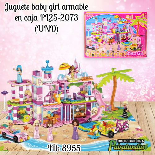Juguete baby girl armable en caja PL25-2073 (UND)