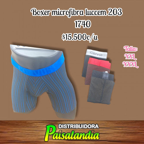 Boxer CORVUS microfibra luccem 203 talla (2XL/3XL)