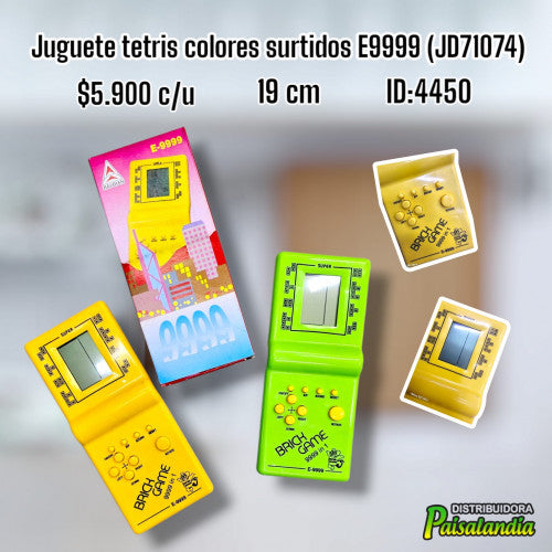 Juguete Tetris colores surtidos E9999 (JD171074) (UND)