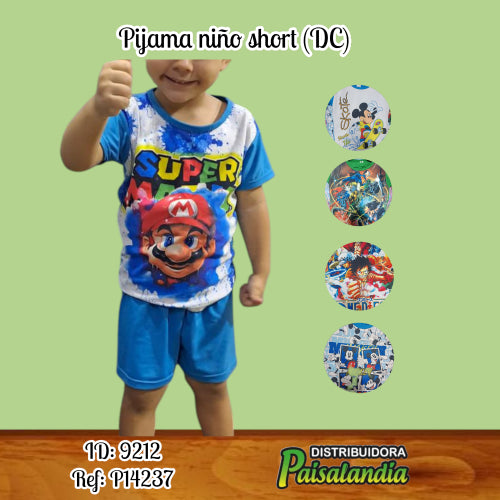 Pijama niño short (DC)