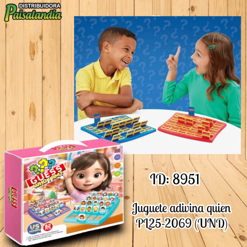 Juguete adivina quien PL25-2069 (UND)