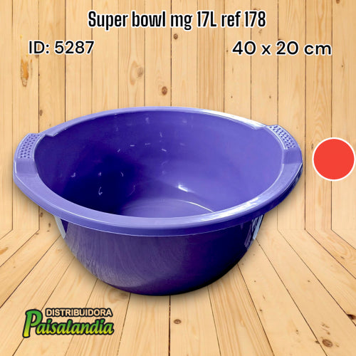 Super bowl mg 17L ref 178 (UND)