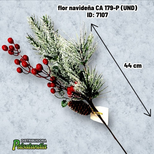 flor navideña CA 179-P (UND)