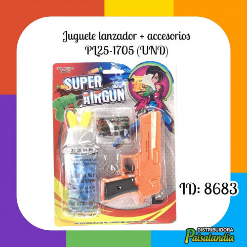 Juguete lanzador + accesorios PL25-1705 (UND)