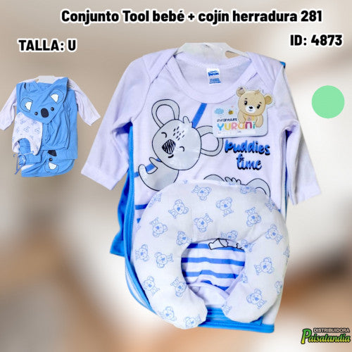 Conjunto Tool bebé + cojín herradura 281 (UND)