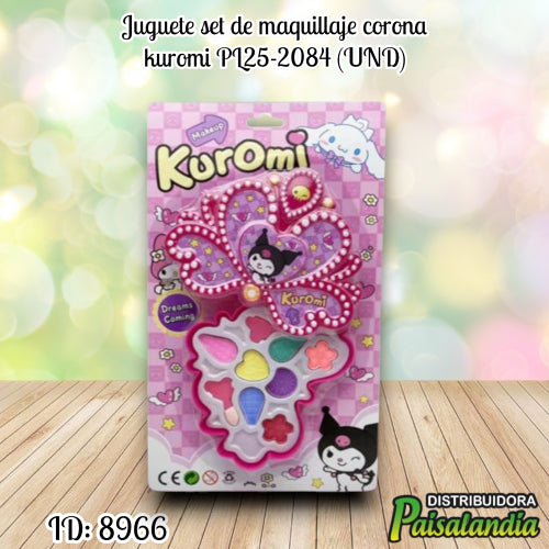Juguete set demaquillaje corona kuromi PL25-2084 (UND)