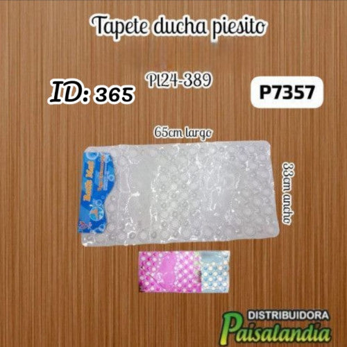 Tapete de baño círculos colores surtidos PL24-389 (UND)