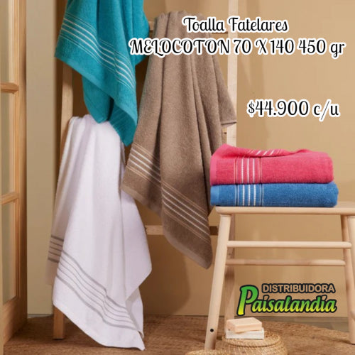 Toalla Fatelares Melocotón 70x140 450g