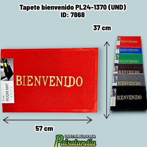 Tapete bienvenido PL24-1370 (UND)