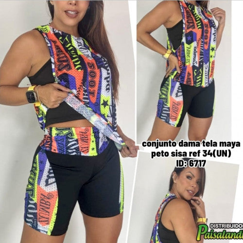 conjunto dama tela maya peto sisa ref 34(UN)