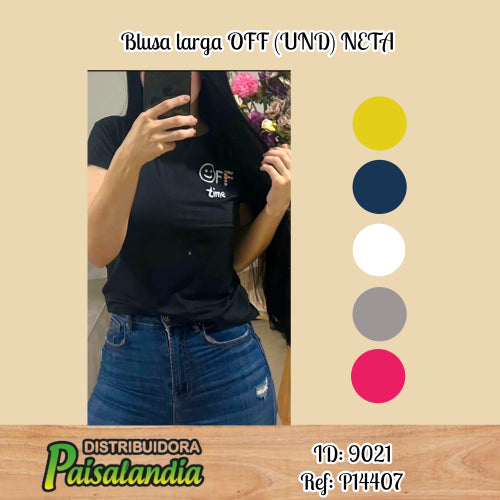 Blusa larga OFF (UND) NETA