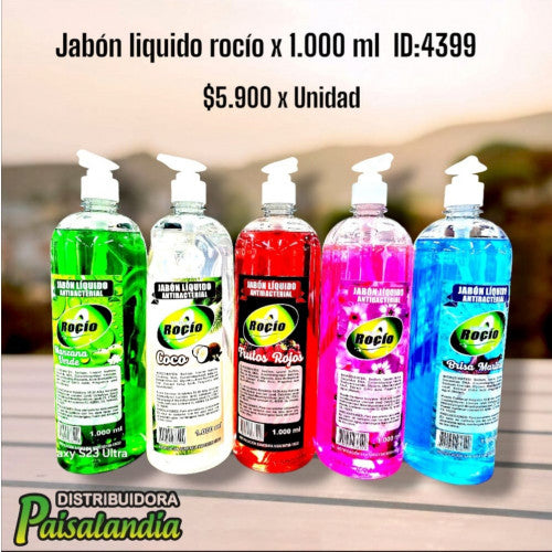 Jabón líquido Rocío x 1000 ml (UND)
