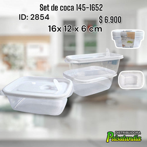 Set de coca 145-1652 (UND)