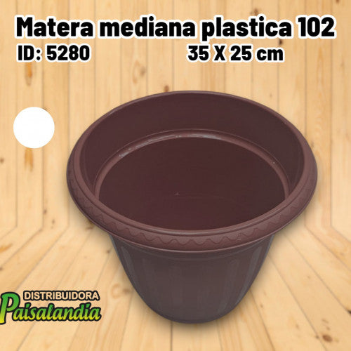 Matera mediana plastica 102 (UND)