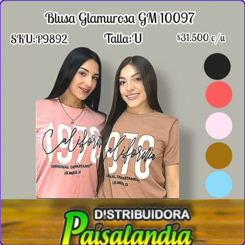 Blusa glamurosa GM 10097 (UND)