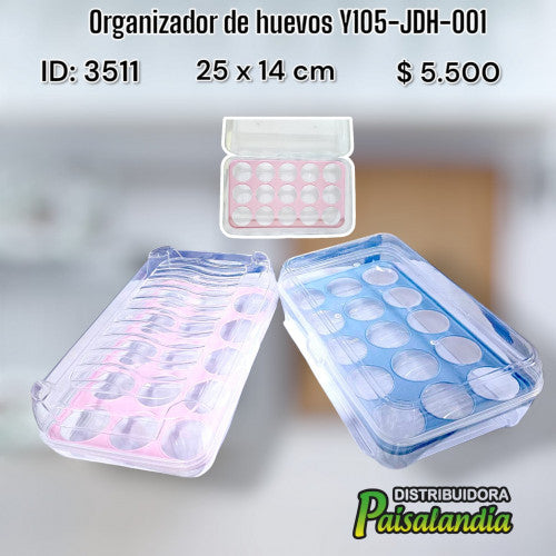 Organizador de huevos Y105-JDH-001 (UND)