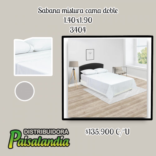 sabana mistura cama doble
