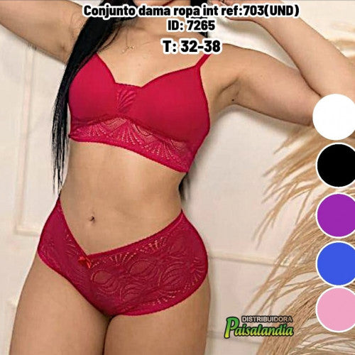 Conjunto dama ropa int ref:703(UND)