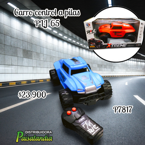 Carro control a pilas PLJ-65