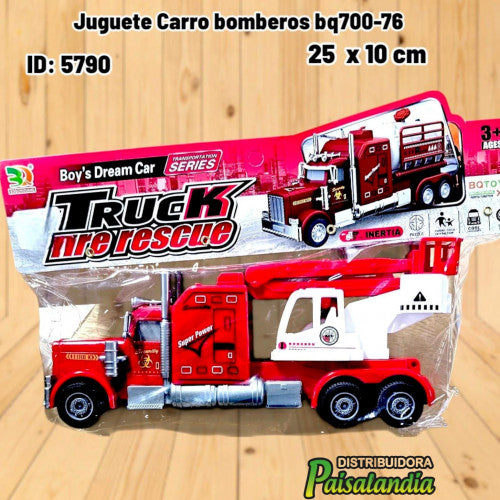 Juguete Carro bomberos bq700-76 (UND)