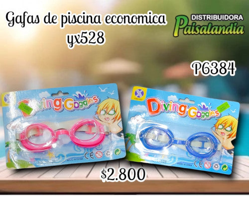Gafas de piscina económica YX528 (UND)