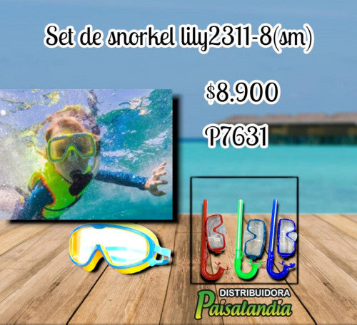 Set de snorkel LILY2311-8 (SM) (UND)