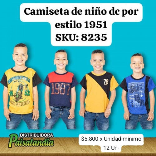 Camisetas de niño surtida 1951 (DC)