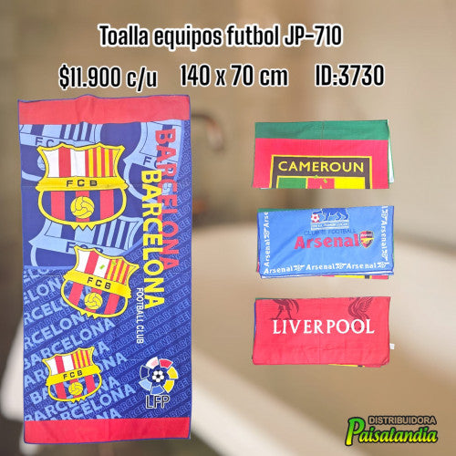 Toalla equipos fútbol JP710 (UND)