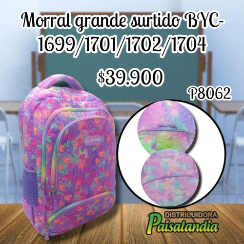 Morral grande surtido BYC-1699/1701/1702/1704 (UND)