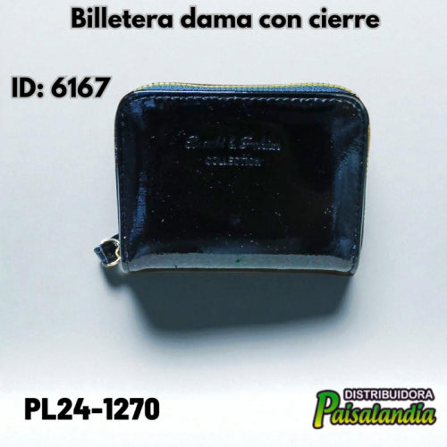 Billetera dama con cierre PL24-1270 (UND)