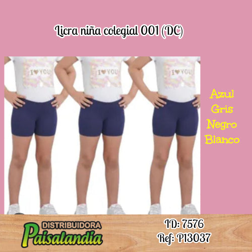 Licra niña colegial 001 (DC)