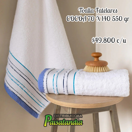 Toalla Fatelares COCOA 70 X 140 550 gr