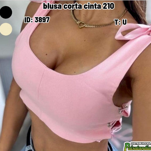 blusa corta cinta 210 (UND)