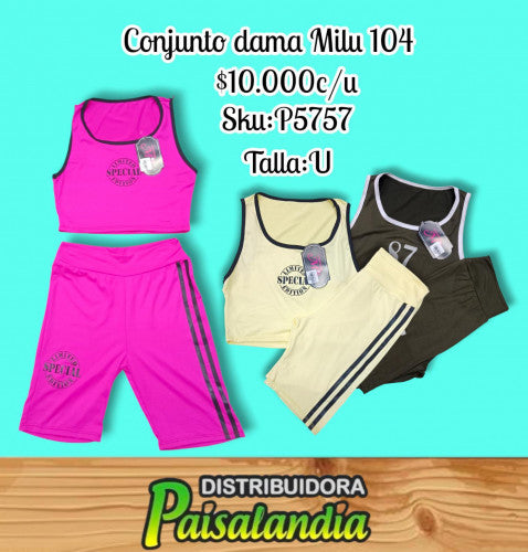 Conjunto dama milu 104