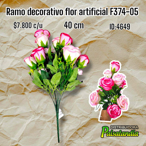 Ramo decorativo flor artificial F374-05 (UND)