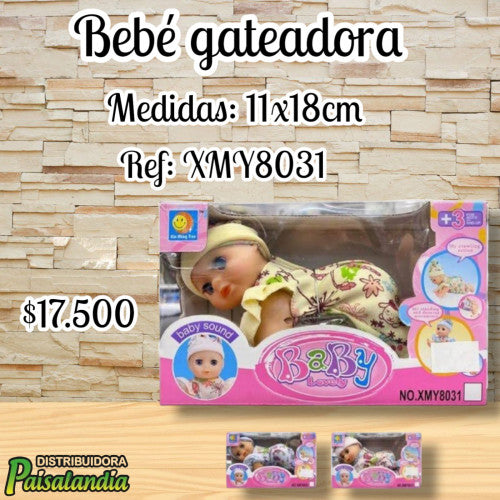 Juguete bebé gateadora XMY8031-LOC (UND)