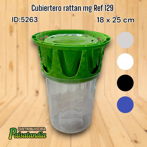 Cubiertero rattan mg Ref 129 (UND)