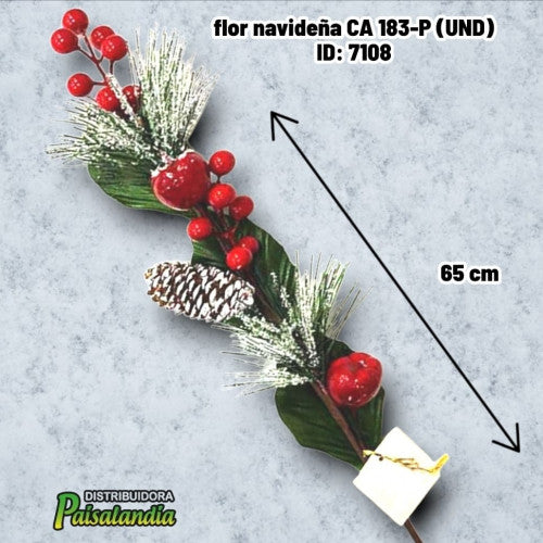 flor navideña CA 183-P (UND)