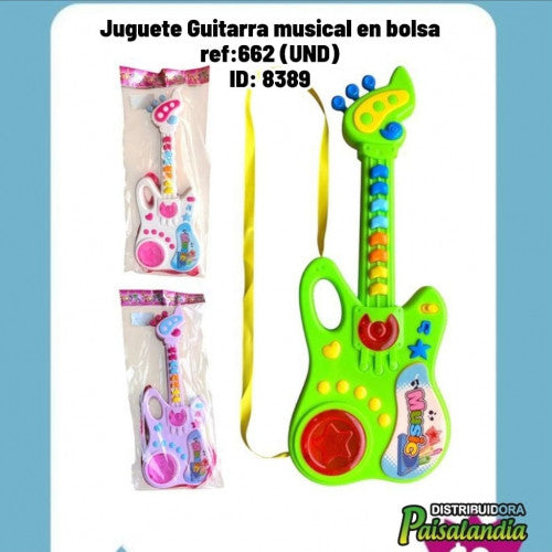 Juguete Guitarra musical en bolsa ref:662 (UND)