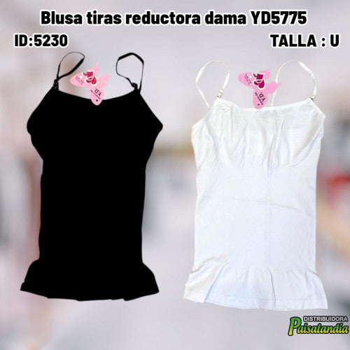 Blusa tiras reductora dama YD5775 (UND)