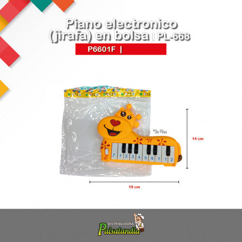 Piano electrónico jirafa en bolsa PL-668 (UND)