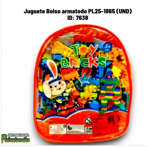 Juguete Bolso armatodo PL25-1865 (UND)
