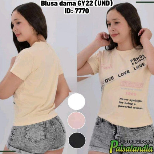 Blusa dama GY22 (UND)