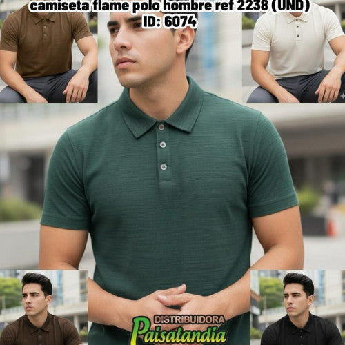 camiseta flame polo hombre ref 2238 (UND)