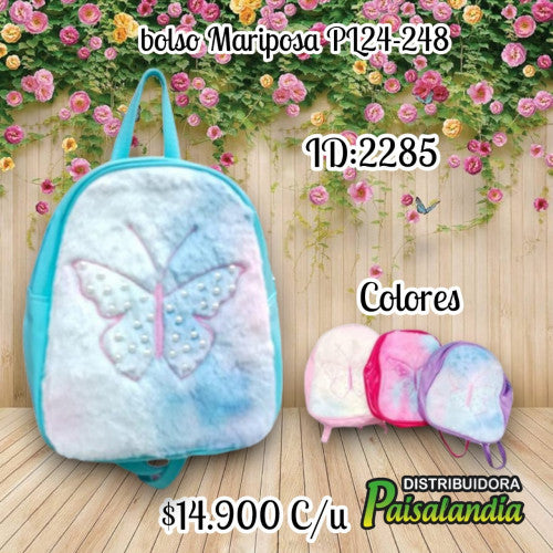 Bolso mariposa colores surtidos PL24-248 (UND)