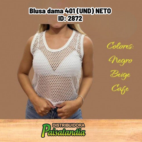 Blusa dama 401 (UND) NETO